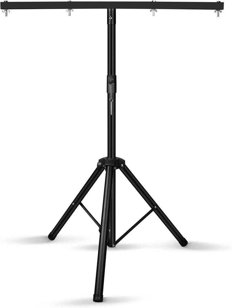 UKing Light Stand, DJ Light Stand for Par Lights, Protable Light Stand Tripod, Lightweight Metal DJ Light Stand with Crossbar, Stage Light Stand for Stage, Bar, Banquet, Party (39-70 In) - Image 1